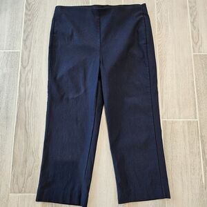 CHICO’S So Slimming Brigitte Cropped Pants – Navy – Size 2 (US 12)